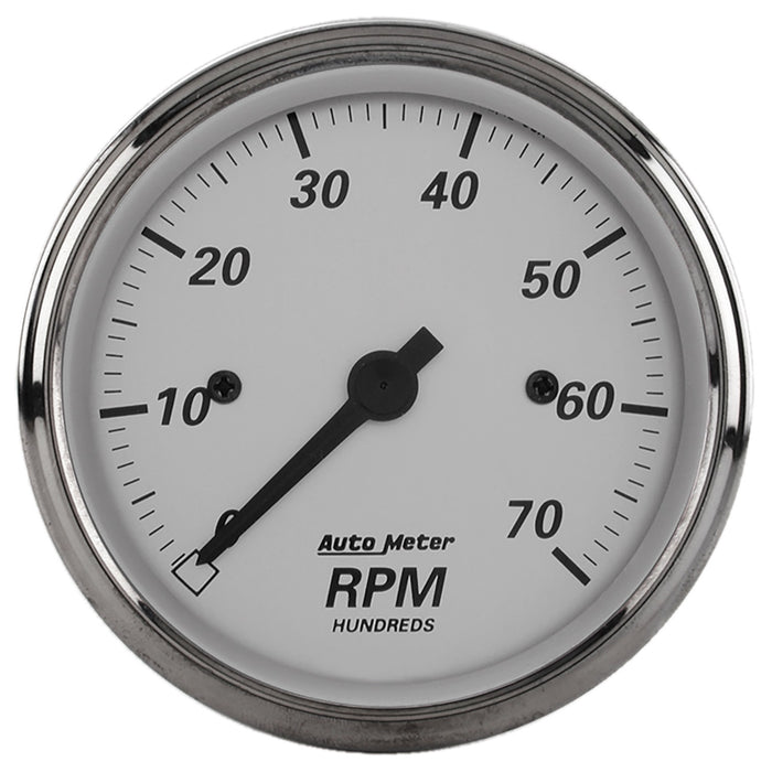 AutoMeter 1995 GAUGE; TACHOMETER; 3 1/8in.; 7K RPM; IN-DASH; AMERICAN PLATINUM - Truck Part Superstore