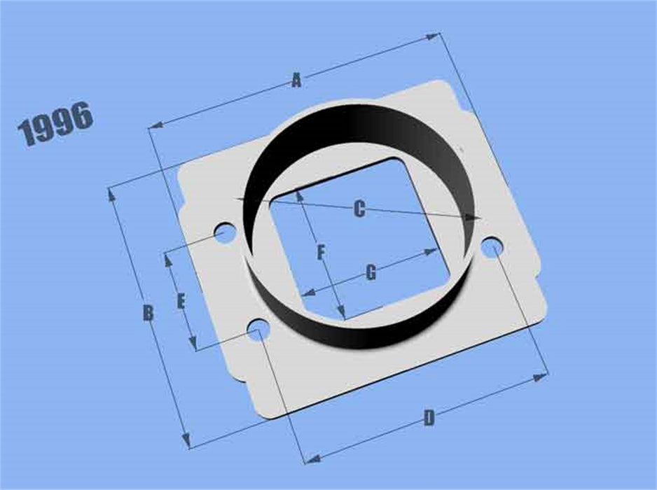 Vibrant Performance 1996 Mass Air Flow Sensor Adapter Plate - Truck Part Superstore