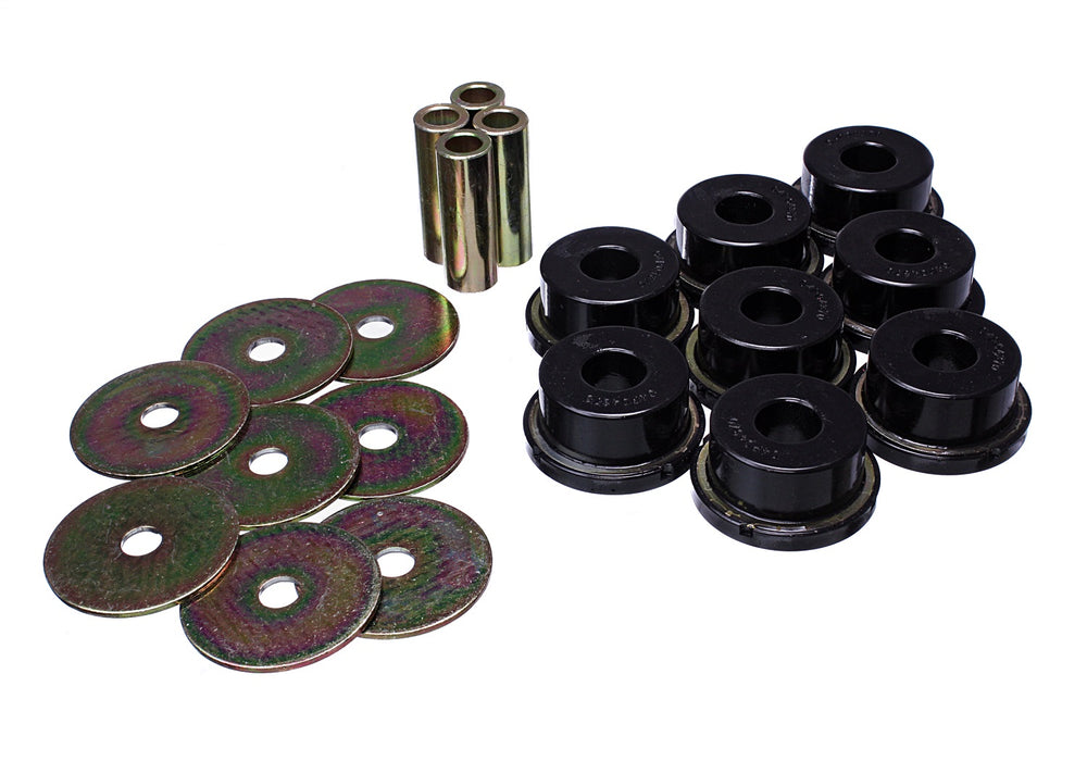 Energy Suspension 19.4102G Sub-Frame Bushing Set; Black; Rear; Performance Polyurethane; - Truck Part Superstore