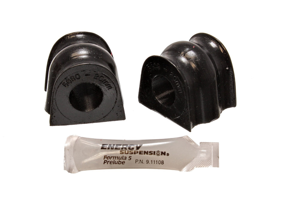 Energy Suspension 19.5101G Sway Bar Bushing Set; Black; Front; Bar Dia. 20mm; Performance Polyurethane; - Truck Part Superstore