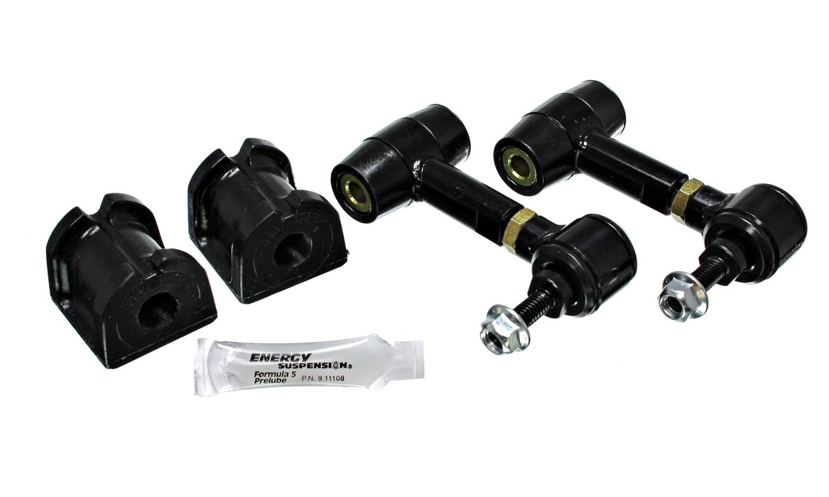 Energy Suspension 19.5106G Sway Bar Bushing Set; Black; Rear; 16mm; - Truck Part Superstore