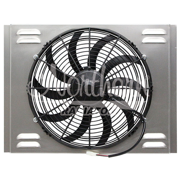 Northern Radiator Z40115 Auxiliary Engine Cooling Fan Assembly - Truck Part Superstore