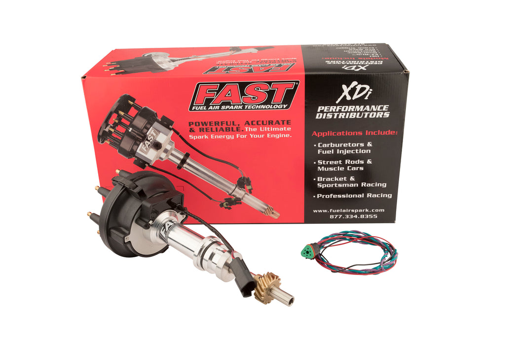 FAST 1000-1614B XDi Sportsman Large Cap Distributor for Ford 351C, 429, 460 w/ Bronze Gear - Truck Part Superstore