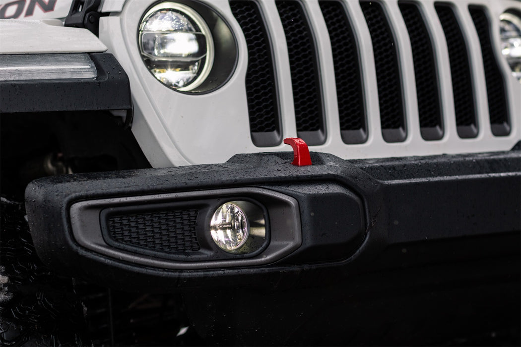 KC Hilites 508 Jeep JL/JT: G4 LED Amber Fog Sys (PB) - Truck Part Superstore