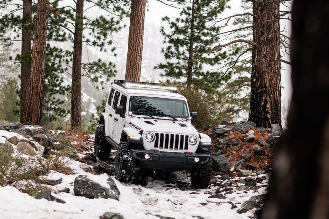 KC Hilites 508 Jeep JL/JT: G4 LED Amber Fog Sys (PB) - Truck Part Superstore