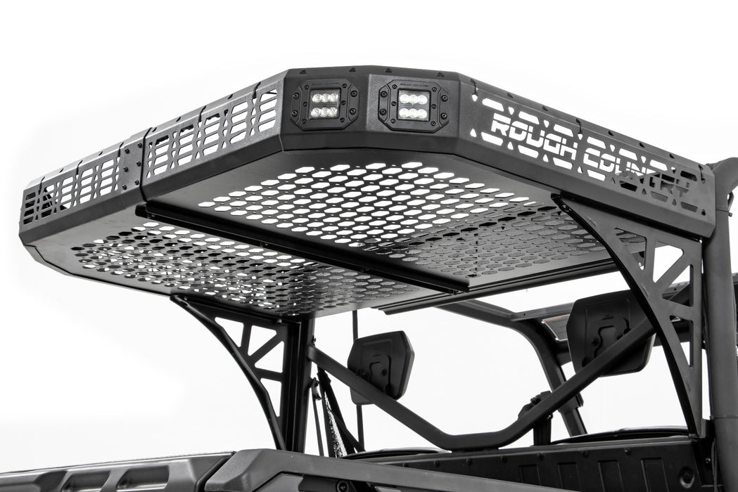 Rough Country 97024 Can-Am Rear Cargo Rack w/o Cube Lights (17-20 Defender) Rough Country - Truck Part Superstore