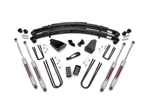 Rough Country 490-87UP30 4 Inch Suspension Lift Kit 87-97 4WD Ford F-250 Rough Country - Truck Part Superstore