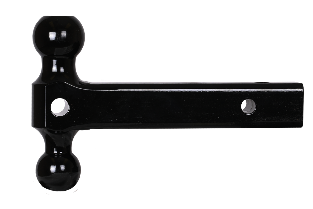 GEN-Y Hitch GH-054 2" Shank 16K Extended Dual-Ball Mount 12" length - Truck Part Superstore