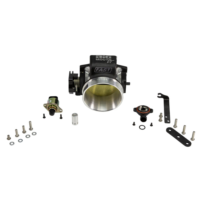 FAST 54087 Big Mouth Billet 87mm Big Mouth Throttle Body for Ford Coyote w/ TPS and IAC - Truck Part Superstore