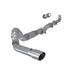 MBRP S60200AL 5 Inch Exhaust Pipe Single Side Tip Included Aluminized Steel MBRP - Truck Part Superstore