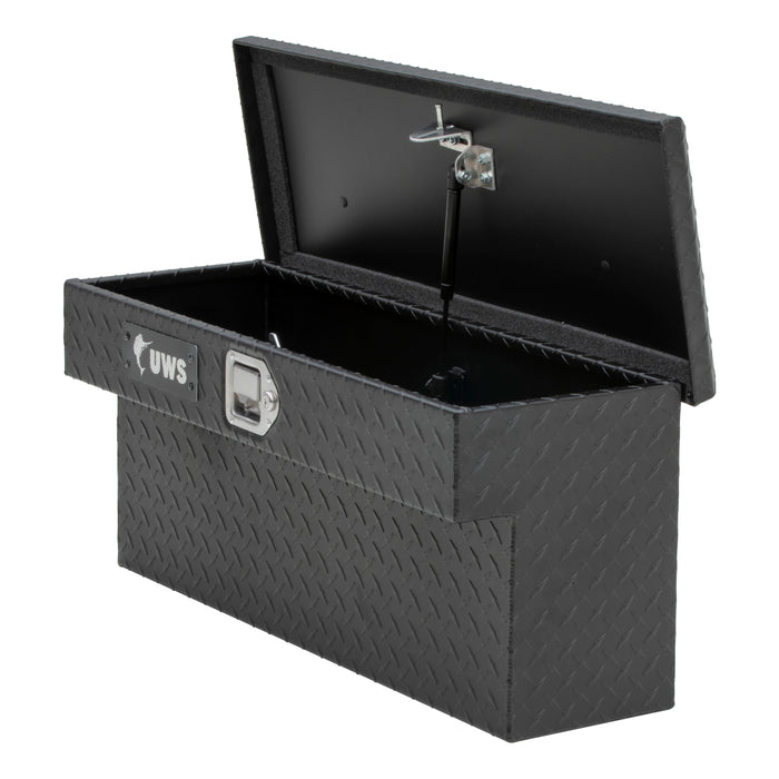 UWS UTV-SM33-MB UWS UTV-SM33-MB UTV Side Cargo Box (33 Inch-Matte Black Powder-Coated Aluminum) - Truck Part Superstore