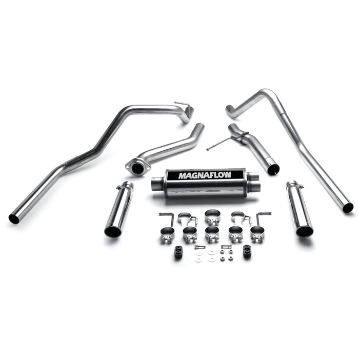 MagnaFlow Exhaust Products 15754 Street Series Stainless Cat-Back System - Truck Part Superstore