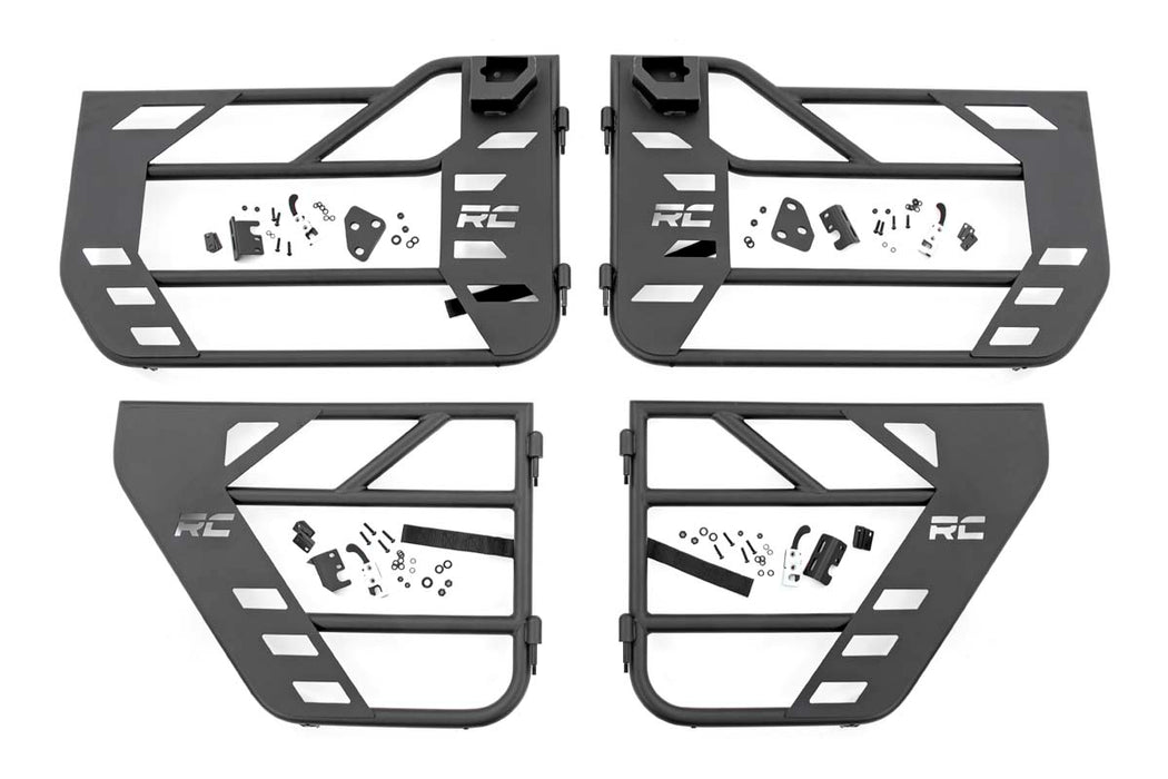 Rough Country 10619 Jeep Steel Tube Doors Front & Rear 18-20 JL/ 20 Gladiator Rough Country - Truck Part Superstore