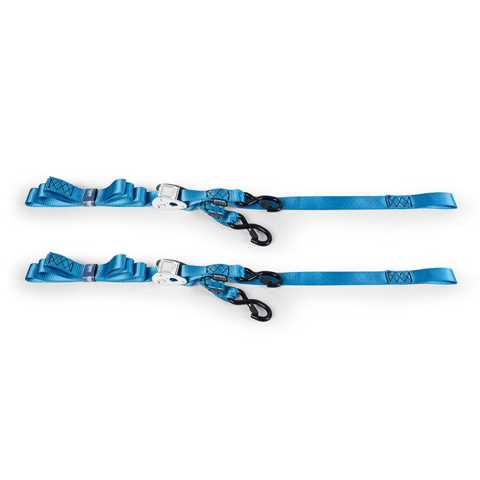 Mishimoto BNRTC-TDCB-2BL Borne Off-Road Cambuckle Tie-Down Kit (2-pack), Blue - Truck Part Superstore