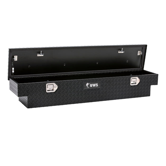 UWS EC10903 Matte Black Aluminum UTV Tool Box-Polaris (Heavy Packaging) - Truck Part Superstore