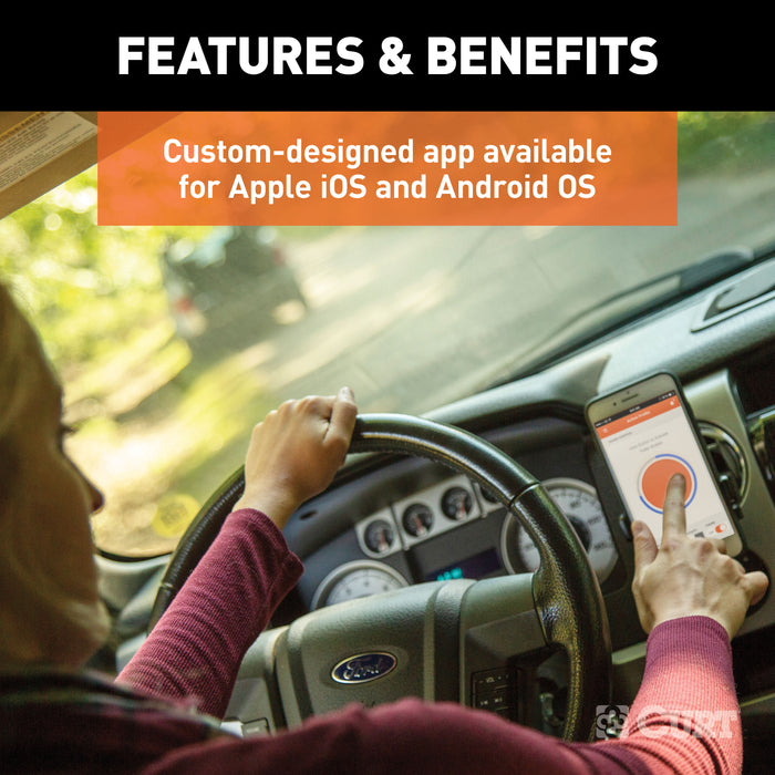 CURT 51180 Echo Mobile Trailer Brake Controller; 7-Way; Bluetooth Smartphone Connection - Truck Part Superstore