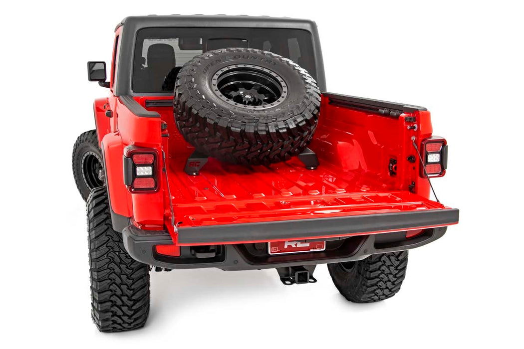 Rough Country 10544 Bed Mounted Tire Carrier 20 Jeep Gladiator Rough Country - Truck Part Superstore