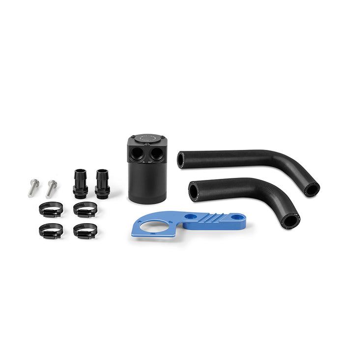 Mishimoto MMBCC-F80-15CYMB Baffled Oil Catch Can, fits BMW F8X M3/M4 2015-2020, Yas Marina Blue Metallic - Truck Part Superstore