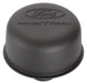 Proform 302-221 Engine Valve Cover Breather; 3 In Dia; Mustang Logo; Push-In Style;Black Crinkle - Truck Part Superstore