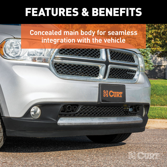CURT 70101 Custom Tow Bar Base Plate; Select Dodge Durango; Jeep Grand Cherokee - Truck Part Superstore