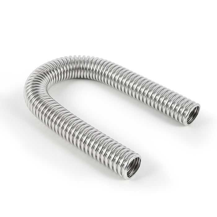 Mishimoto MMAH-U24C Universal Flexible Stainless Steel Radiator Hose Kit, 24", Chrome - Truck Part Superstore