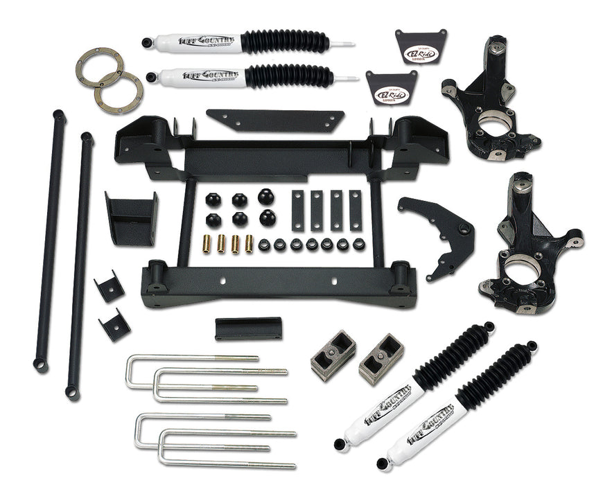 Tuff Country 16985KN 6 Inch Lift Kit 01-10 Silverado/Sierra 2500HD w/ SX8000 Shocks w/1 Piece Sub Frame Tuff Country - Truck Part Superstore