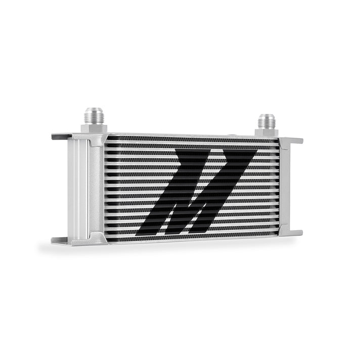 Mishimoto MMOC-U16SL Universal Oil Cooler Kit, 16-Row, Silver - Truck Part Superstore