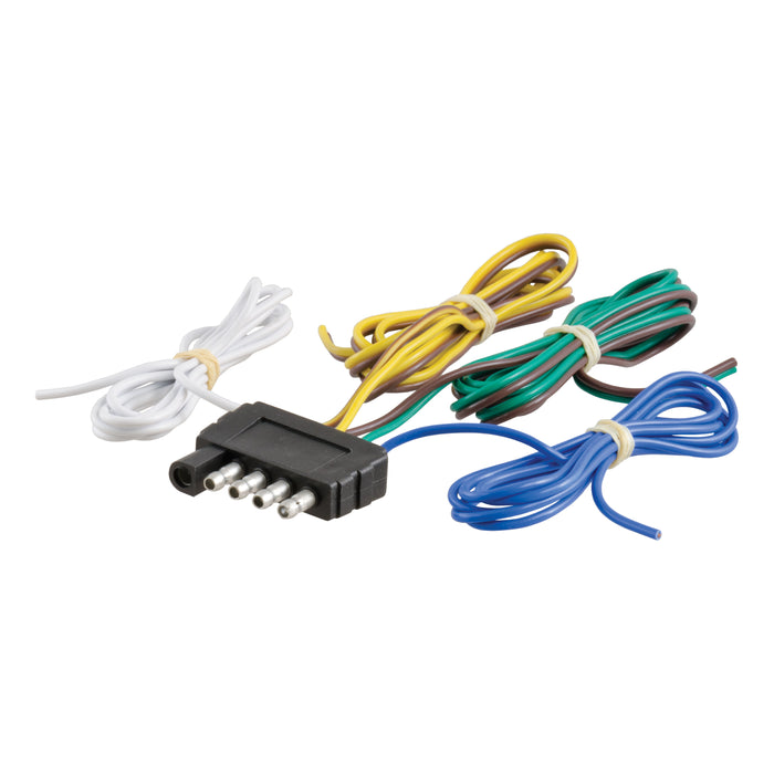 CURT 58541 CURT 58541 Trailer-Side 5-Pin Flat Wiring Harness with 48-Inch Wires - Truck Part Superstore