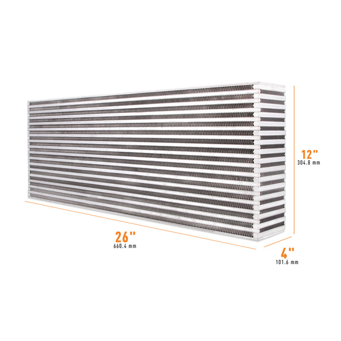 Mishimoto MMUIC-03 Universal Air-to-Air Race Intercooler Core 26-in x 12-in x 4-in - Truck Part Superstore