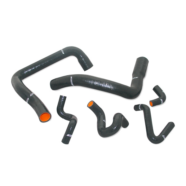 Mishimoto MMHOSE-MUS-86BK Ford Mustang GT/Cobra Silicone Radiator Hose Kit, 1986-1993, Black - Truck Part Superstore