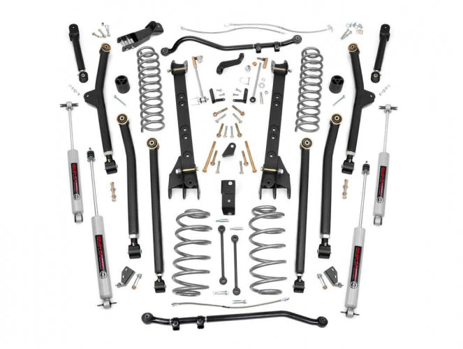 Rough Country 63122 6 Inch Jeep Long Arm Suspension Lift Kit 04-06 Wrangler Unlimited TJ Rough Country - Truck Part Superstore