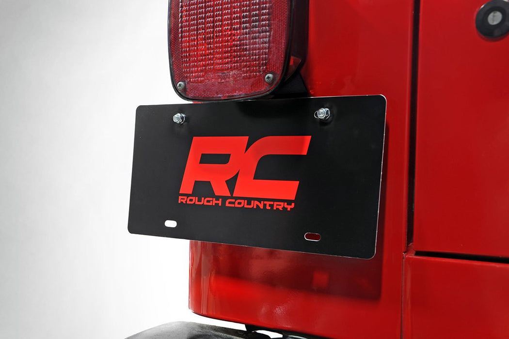 Rough Country 10510 Jeep License Plate Adapter 97-06 Wrangler TJ Rough Country - Truck Part Superstore