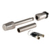CURT 23580 1/2in. Hitch Lock with 5/8in. Adapter (1-1/4in. or 2in. Receiver; Barbell; Stain - Truck Part Superstore
