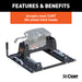 CURT 16020 Puck System 5th Wheel Roller; 24K; Select Ford F-250; F-350; 6.75ft. Bed - Truck Part Superstore