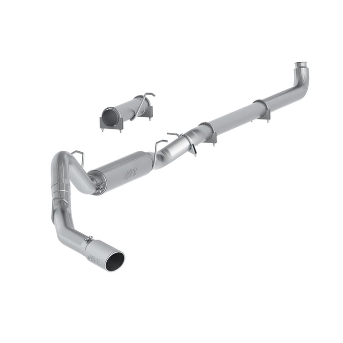 MBRP S6004AL 4 Inch Single Side Exhaust Pipe Aluminized Steel For 01-07 Silverado/Sierra 2500/3500 Duramax Extended/Crew Cab MBRP - Truck Part Superstore