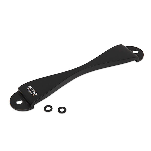 Mishimoto MMTD-SUB-BK Subaru CNC Battery Tie-Down, Black - Truck Part Superstore