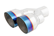 MBRP Exhaust T5177BE 2.5" Inlet Exhaust Tip. T304 Stainless Steel, Burnt End. - Truck Part Superstore