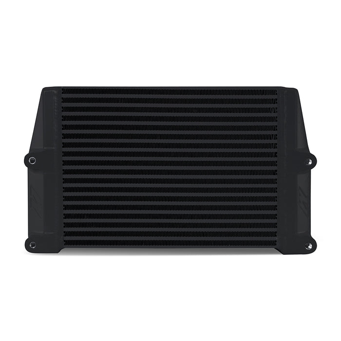 Mishimoto MMOC-SSO-10BK Universal Heavy-Duty Bar-and-Plate Fluid Cooler, 10-in Core, Same-Side Outlets - Truck Part Superstore