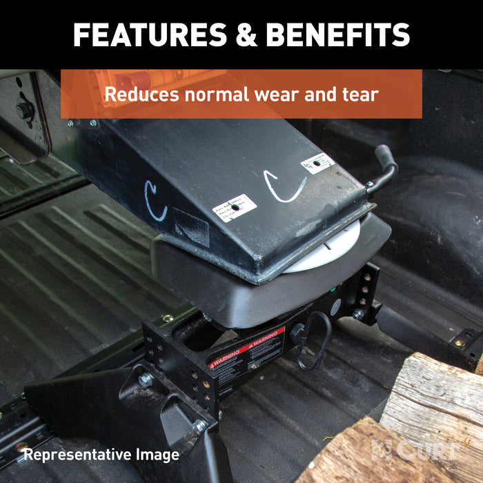 CURT 16721 CURT 16721 5th Wheel Hitch Lube Plate; 10-Inch Diameter - Truck Part Superstore