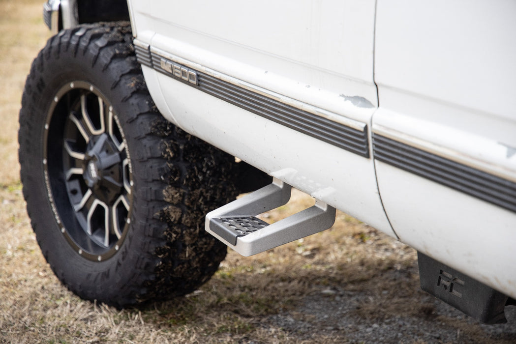 Rough Country 117510 Single Hoop Step Universal Aluminum Pair Rough Country - Truck Part Superstore