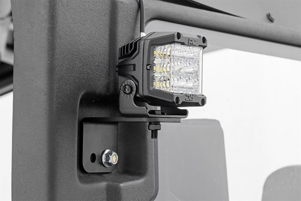 Rough Country 95003 Rear Facing LED Kit 2-Inch Black Series with Flood Beam 2020 Intimidator GC1K Rough Country - Truck Part Superstore