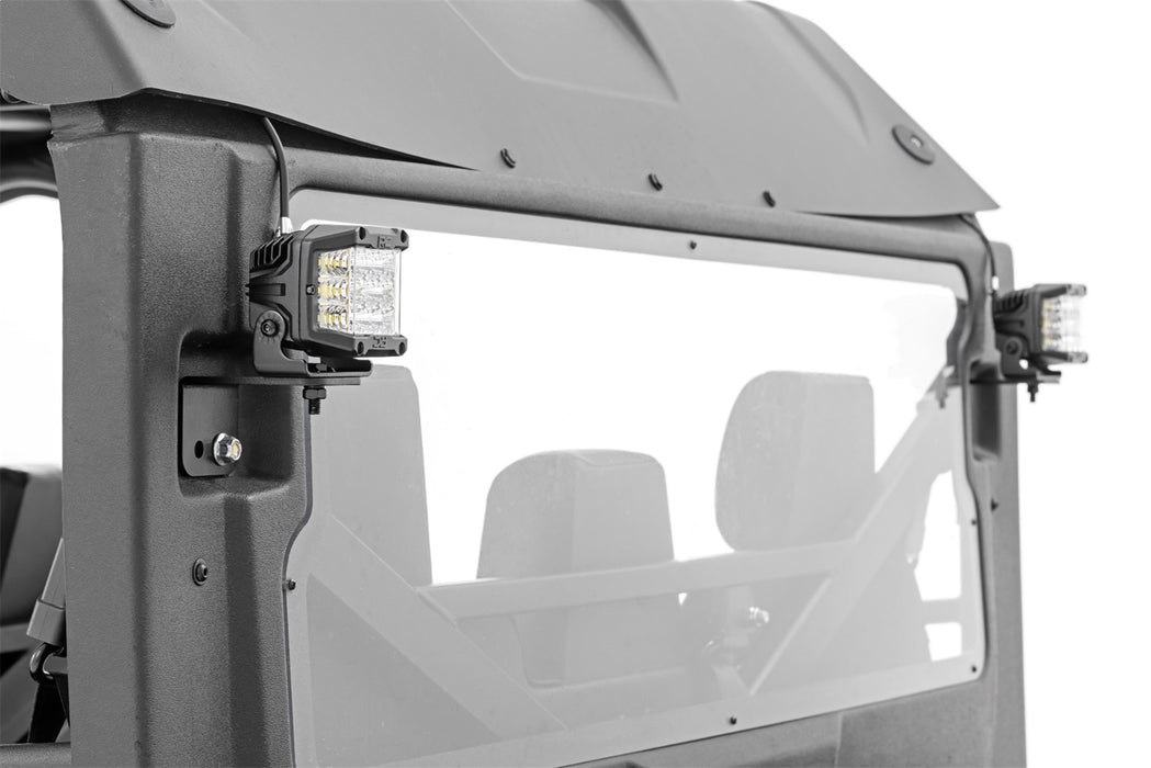 Rough Country 95003 Rear Facing LED Kit 2-Inch Black Series with Flood Beam 2020 Intimidator GC1K Rough Country - Truck Part Superstore