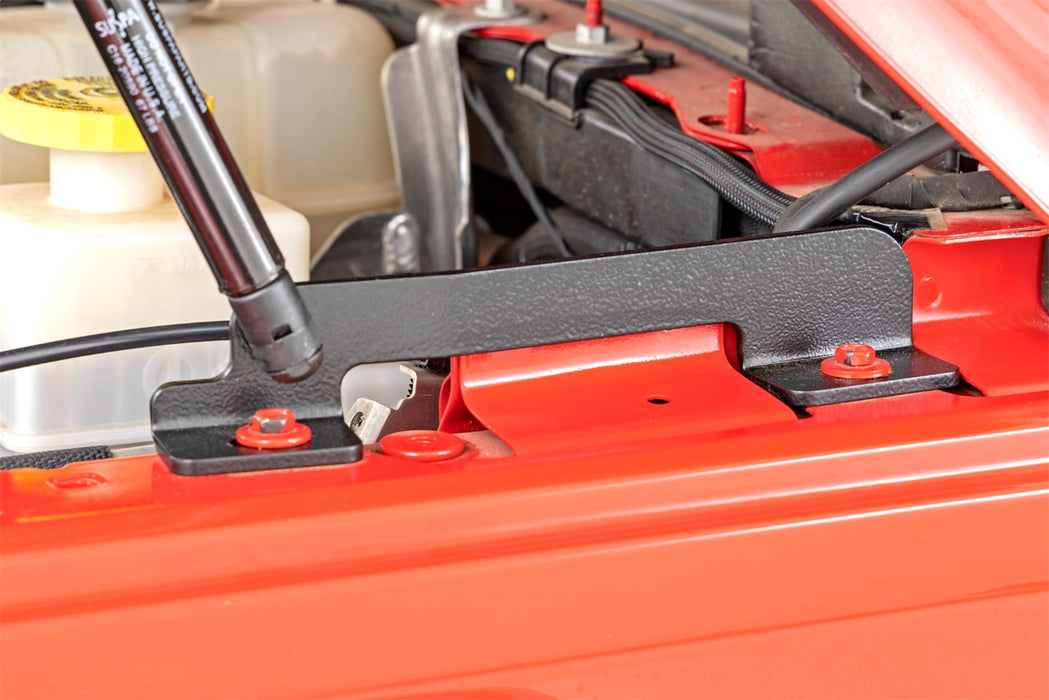 Rough Country 10629 Hydraulic Hood Assist 20-22 Jeep Gladiator JT/18-22 Wrangler JL Rough Country - Truck Part Superstore