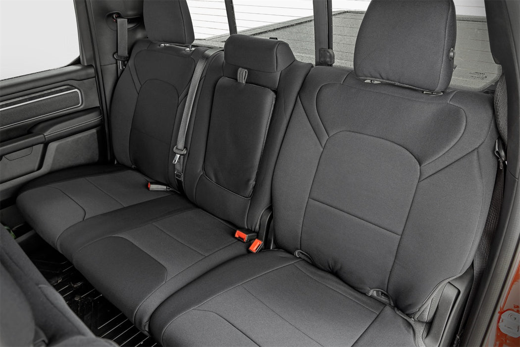 Rough Country 91041 Seat Covers Bucket Seats Front and Rear 19-22 Ram 1500 2WD/4WD Rough Country - Truck Part Superstore