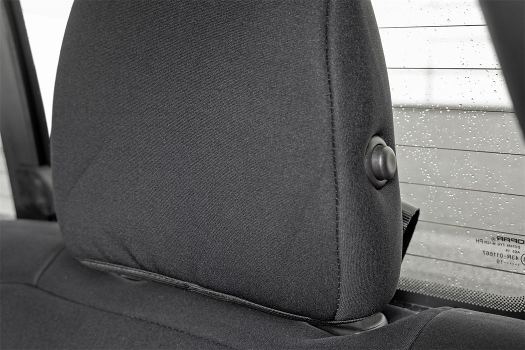 Rough Country 91041 Seat Covers Bucket Seats Front and Rear 19-22 Ram 1500 2WD/4WD Rough Country - Truck Part Superstore
