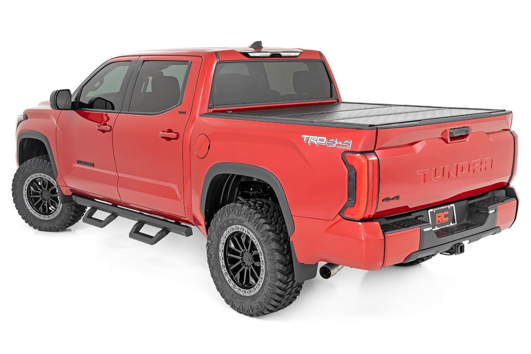 Rough Country 72001 SR2 Side Steps; Adjustable; Aluminum; Modular; - Truck Part Superstore