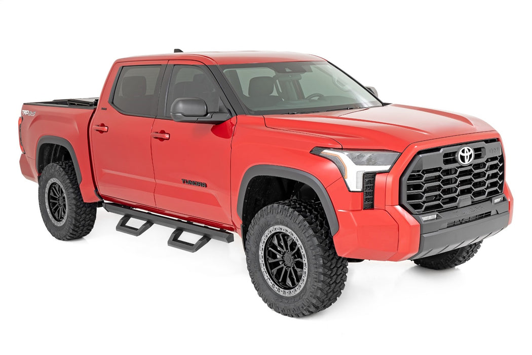 Rough Country 72001 SR2 Side Steps; Adjustable; Aluminum; Modular; - Truck Part Superstore