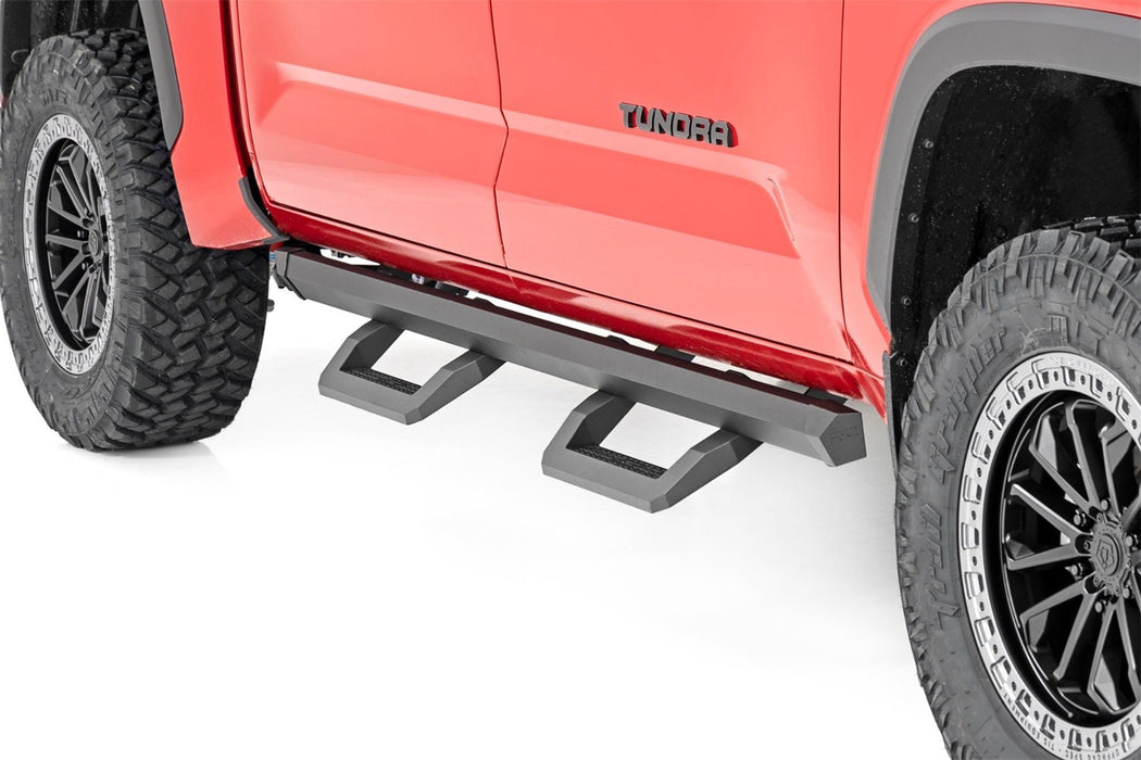 Rough Country 72001 SR2 Side Steps; Adjustable; Aluminum; Modular; - Truck Part Superstore
