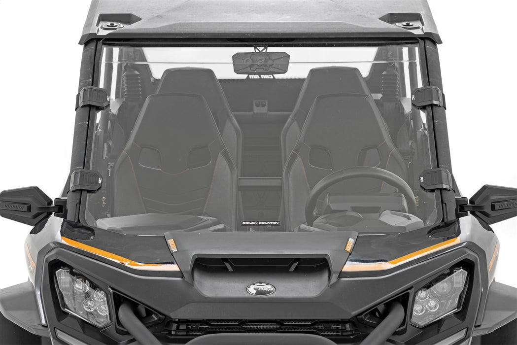 Rough Country 98102230 Full Windshield Scratch Resistant Can-Am Commander XT (21-22) Rough Country - Truck Part Superstore