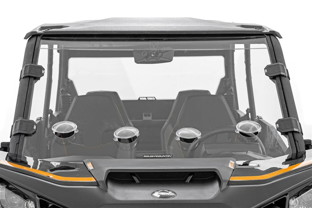 Rough Country 98202230 Vented Full Windshield Scratch Resistant Can-Am Commander XT (21-22) Rough Country - Truck Part Superstore